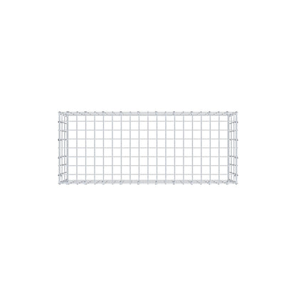 Gabião Tipo 3 100 cm x 30 cm x 40 cm (C x A x P), malhagem 5 cm x 10 cm, anel C