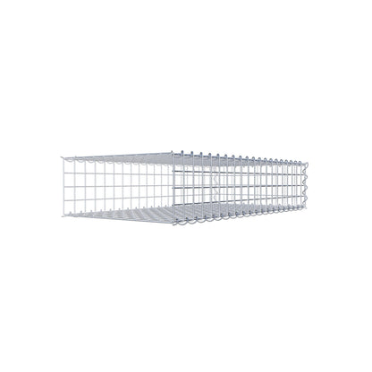 Anbaugabione Typ 2 100 cm x 20 cm x 50 cm (L x H x T), Maschenweite 5 cm x 5 cm, Spirale