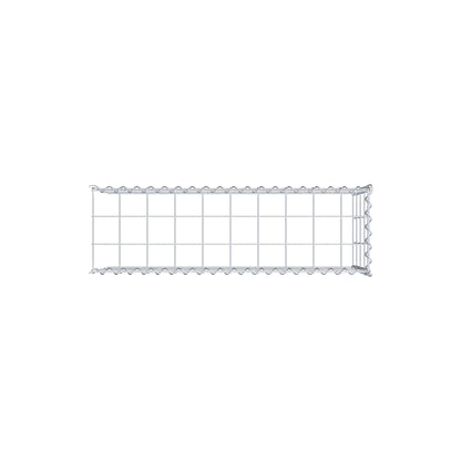 Aangegroeide schanskorf type 4 100 cm x 40 cm x 30 cm (L x H x D), maaswijdte 10 cm x 10 cm, spiraal