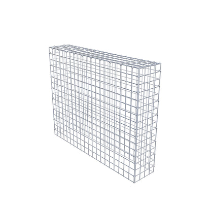 Anbaugabione Typ 3 100 cm x 80 cm x 20 cm (L x H x T), Maschenweite 5 cm x 5 cm, C-Ring