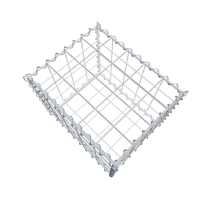 Gabione 50 cm x 40 cm x 40 cm (L x H x T), Maschenweite 10 cm x 10 cm, Spirale
