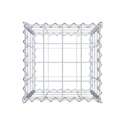 Gabione 40 cm x 40 cm x 40 cm (L x H x T), Maschenweite 10 cm x 10 cm, Spirale