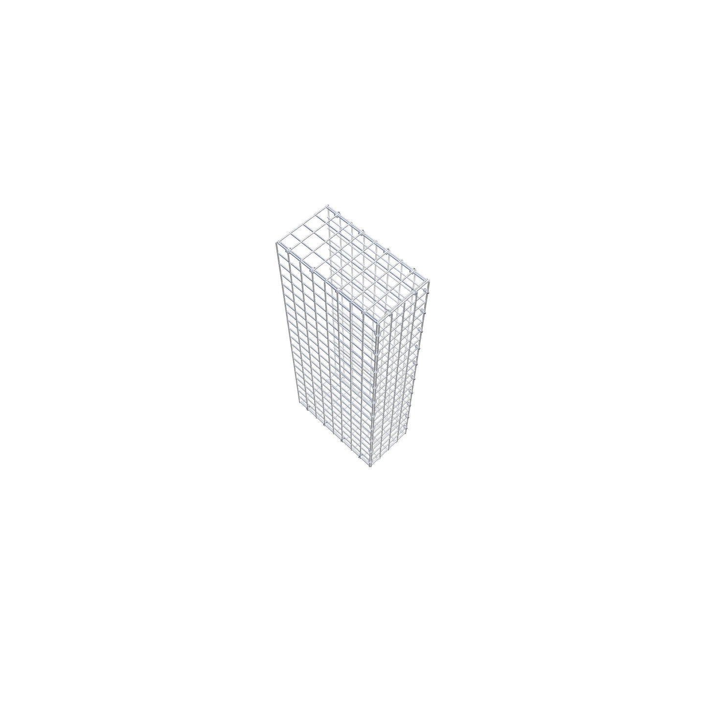 Anbaugabione Typ 2 100 cm x 40 cm x 20 cm (L x H x T), Maschenweite 5 cm x 5 cm, C-Ring