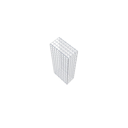 Anbaugabione Typ 2 100 cm x 40 cm x 20 cm (L x H x T), Maschenweite 5 cm x 5 cm, C-Ring