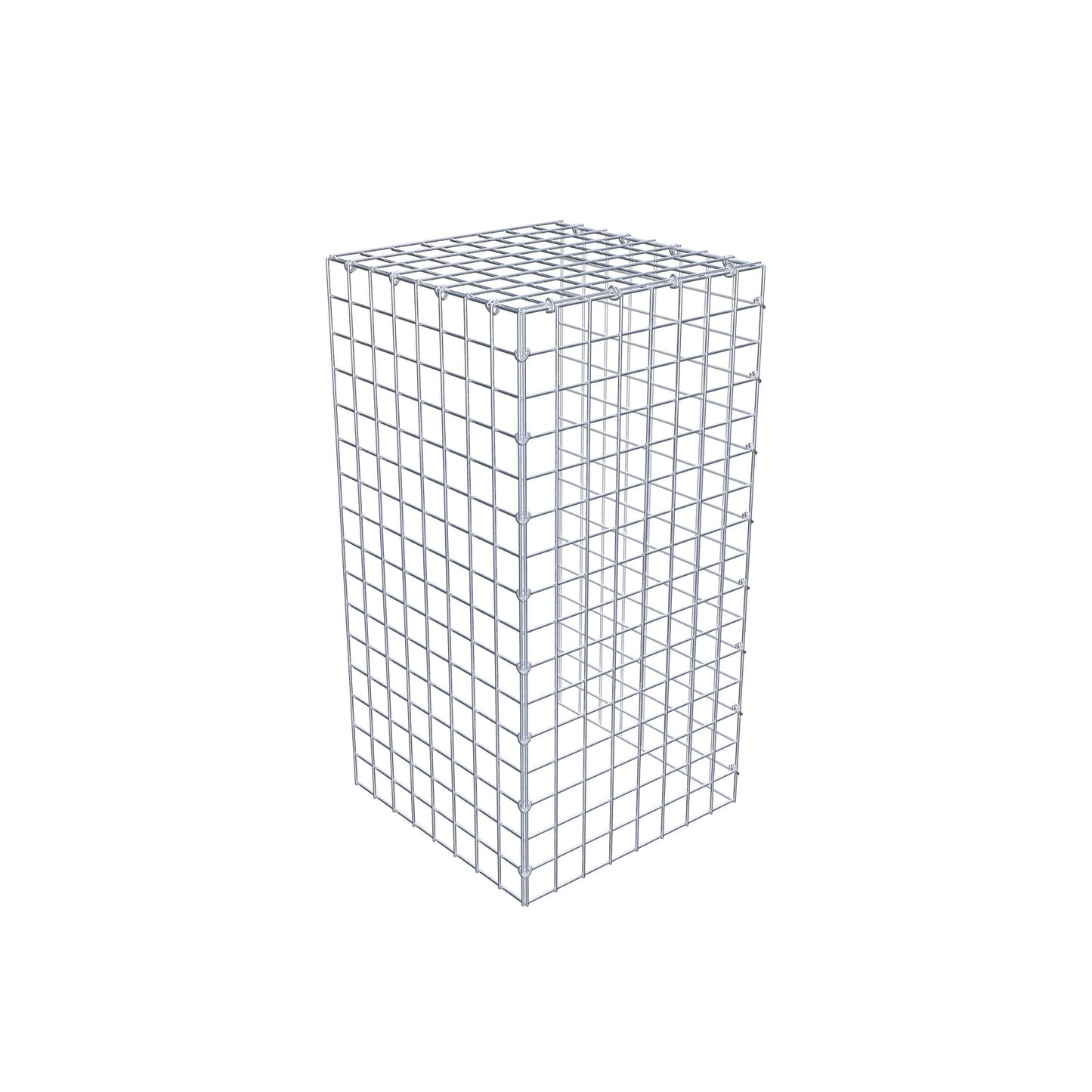 Toegevoegde pool type 4 80 cm x 40 cm x 40 cm (L x H x D), maaswijdte 5 cm x 5 cm, C-ring