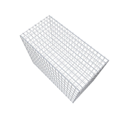 Gabione 100 cm x 80 cm x 50 cm (L x H x T), Maschenweite 5 cm x 10 cm, C-Ring