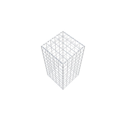 Gabião 100 cm x 50 cm x 50 cm (C x A x P), malhagem 10 cm x 10 cm, anel C