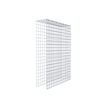 Monteret gabion type 4 100 cm x 70 cm x 20 cm (L x H x D), maskestørrelse 5 cm x 5 cm, C-ring