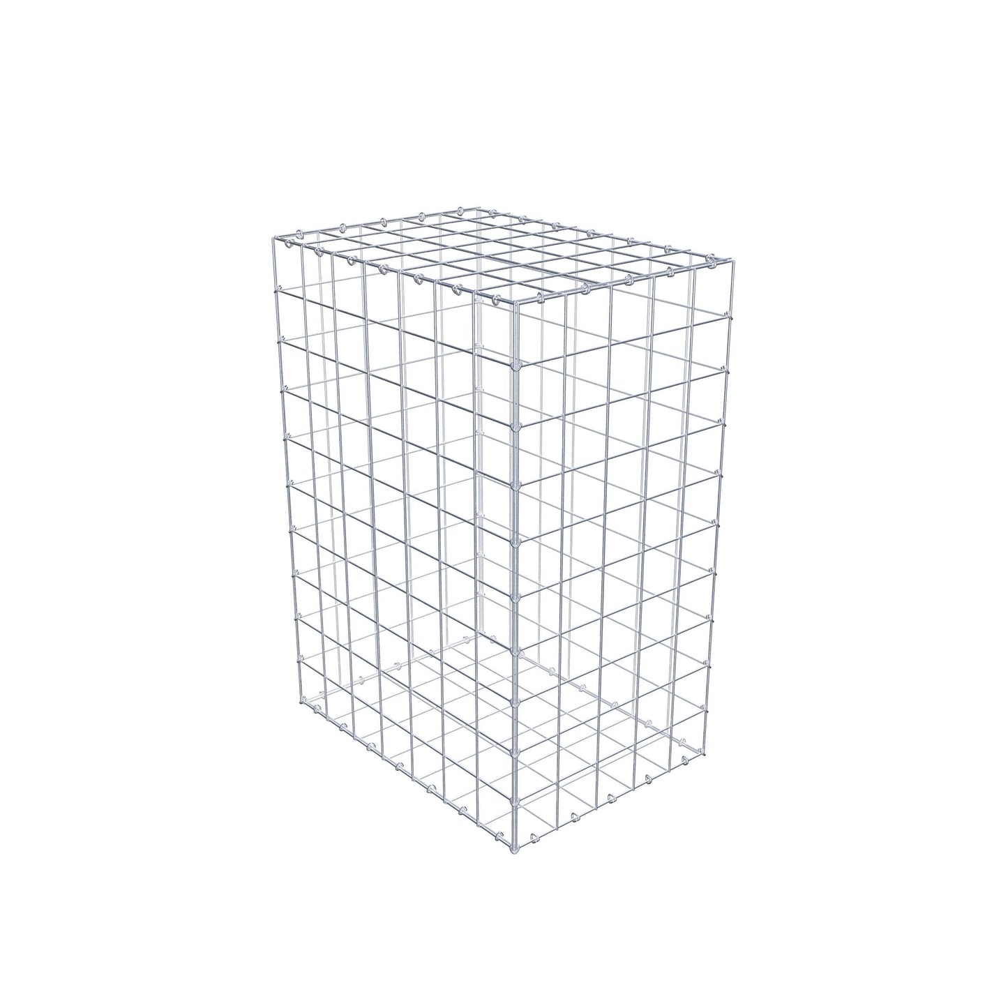 Gabião 100 cm x 70 cm x 50 cm (C x A x P), malhagem 10 cm x 10 cm, anel C