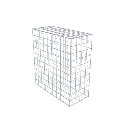 Gabião 100 cm x 90 cm x 40 cm (C x A x P), malhagem 10 cm x 10 cm, anel C
