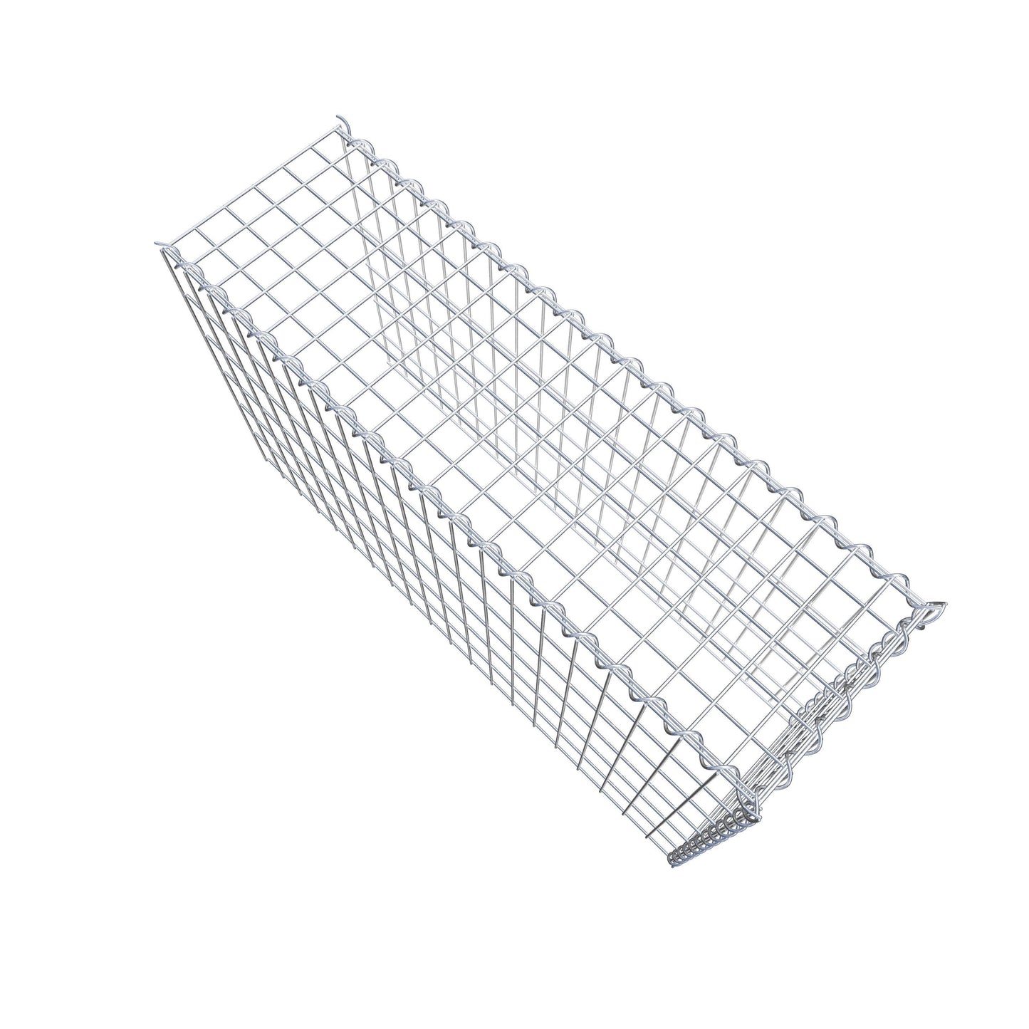 Anbaugabione Typ 4 100 cm x 60 cm x 30 cm (L x H x T), Maschenweite 5 cm x 10 cm, Spirale