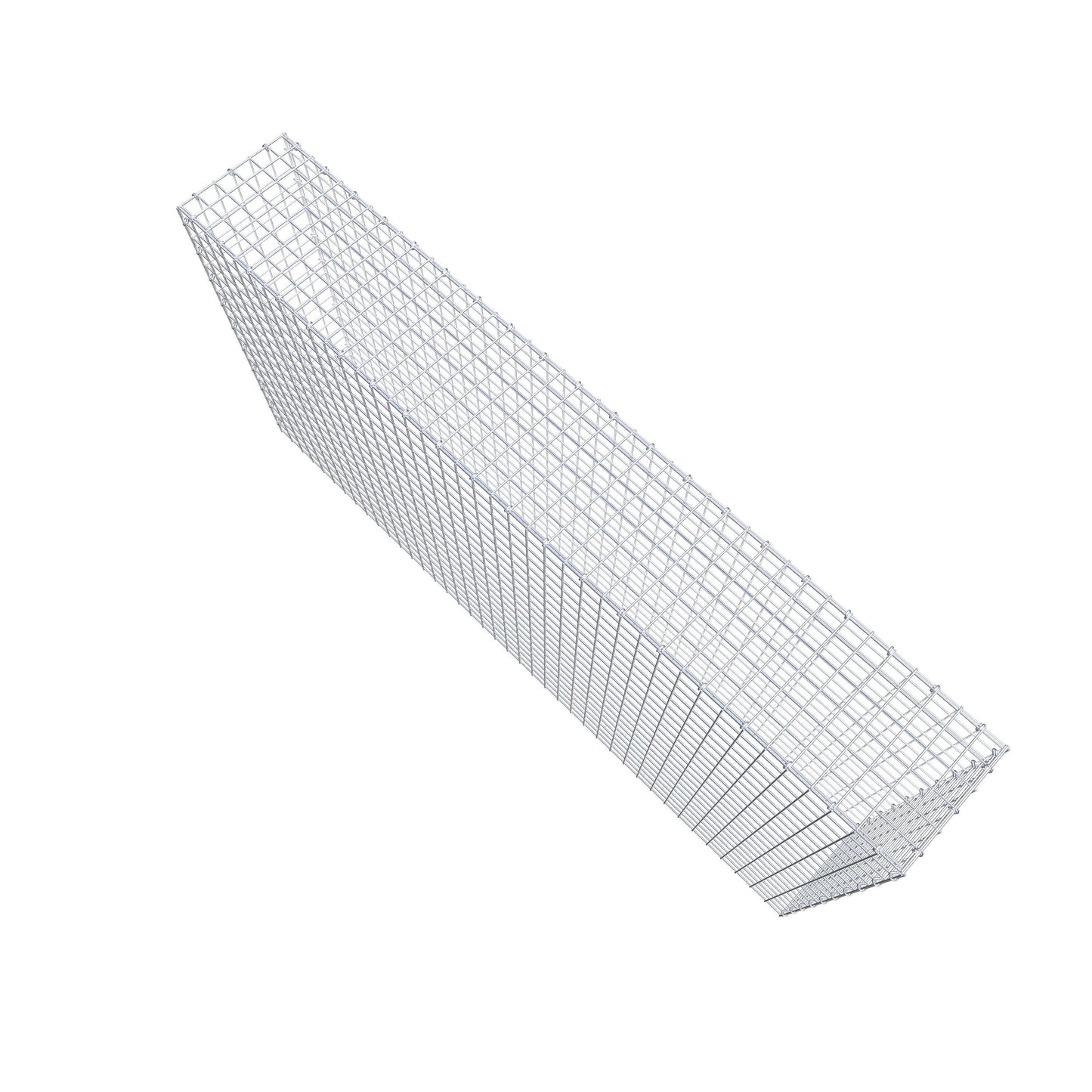 Mounted gabion type 3 200 cm x 100 cm x 30 cm (L x H x D), mesh size 5 cm x 5 cm, C-ring