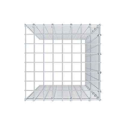 Toegevoegde pool type 4 80 cm x 40 cm x 40 cm (L x H x D), maaswijdte 5 cm x 5 cm, C-ring