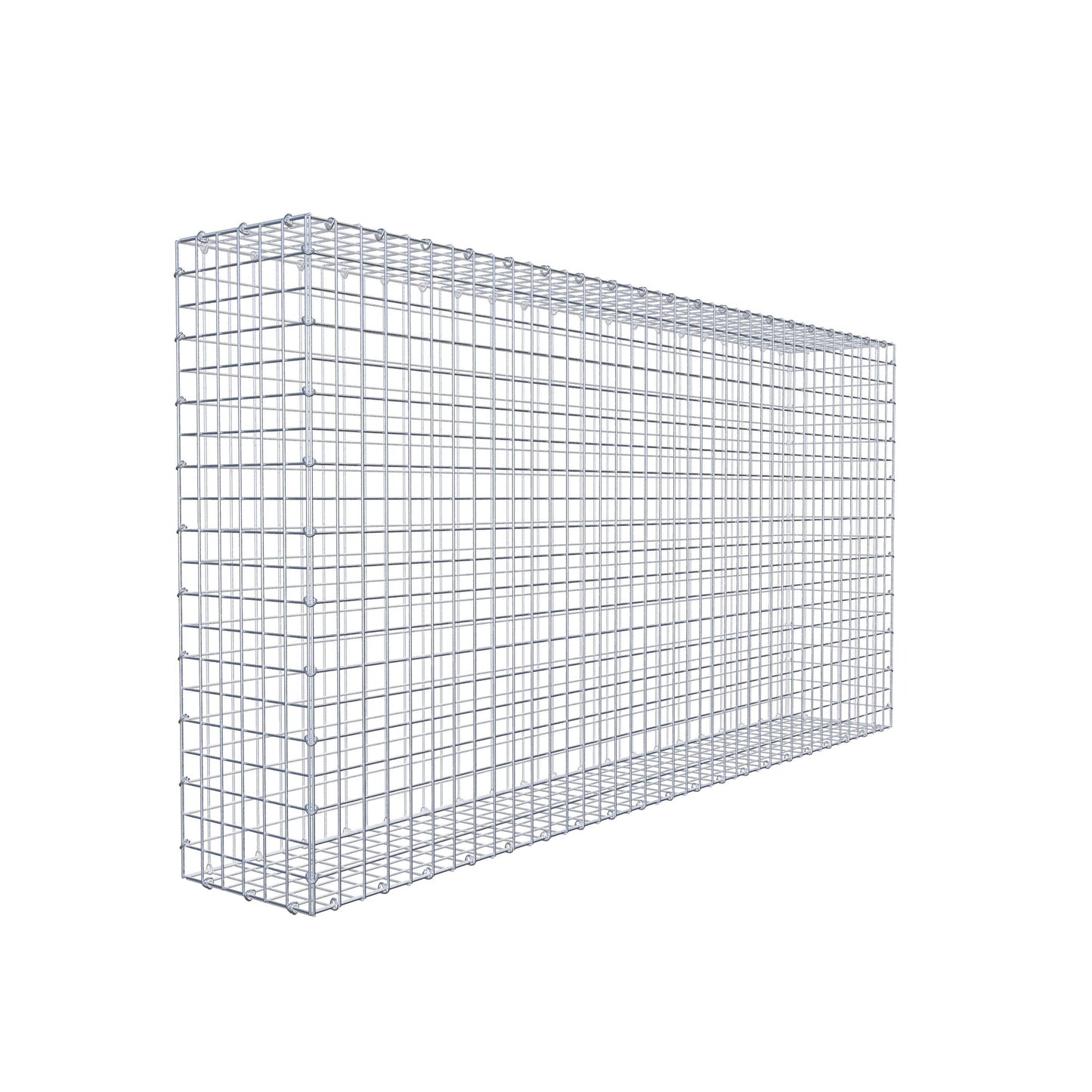 Gabião 200 cm x 100 cm x 30 cm (C x A x P), malhagem 5 cm x 5 cm, anel C