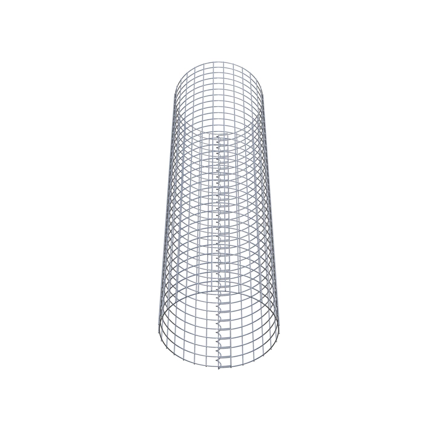 Colonne de gabion ronde 47 cm de diamètre, 160 cm de hauteur, maille 5 cm x 5 cm