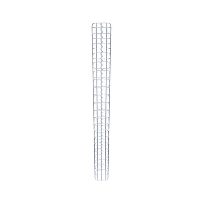 Gabionsøjle, firkantet, varmgalvaniseret, 17 cm x 17 cm, 200 cm højde, MW 5 cm x 10 cm