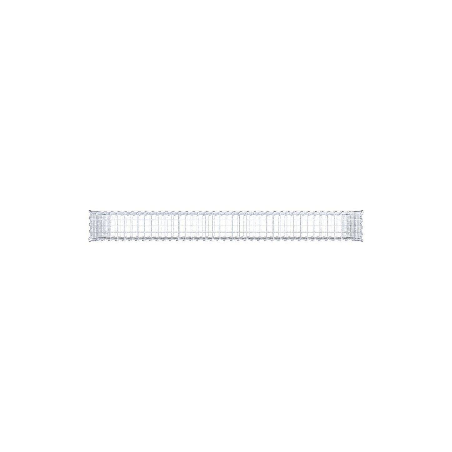 Gabione 200 cm x 100 cm x 20 cm (L x H x T), Maschenweite 5 cm x 5 cm, Spirale