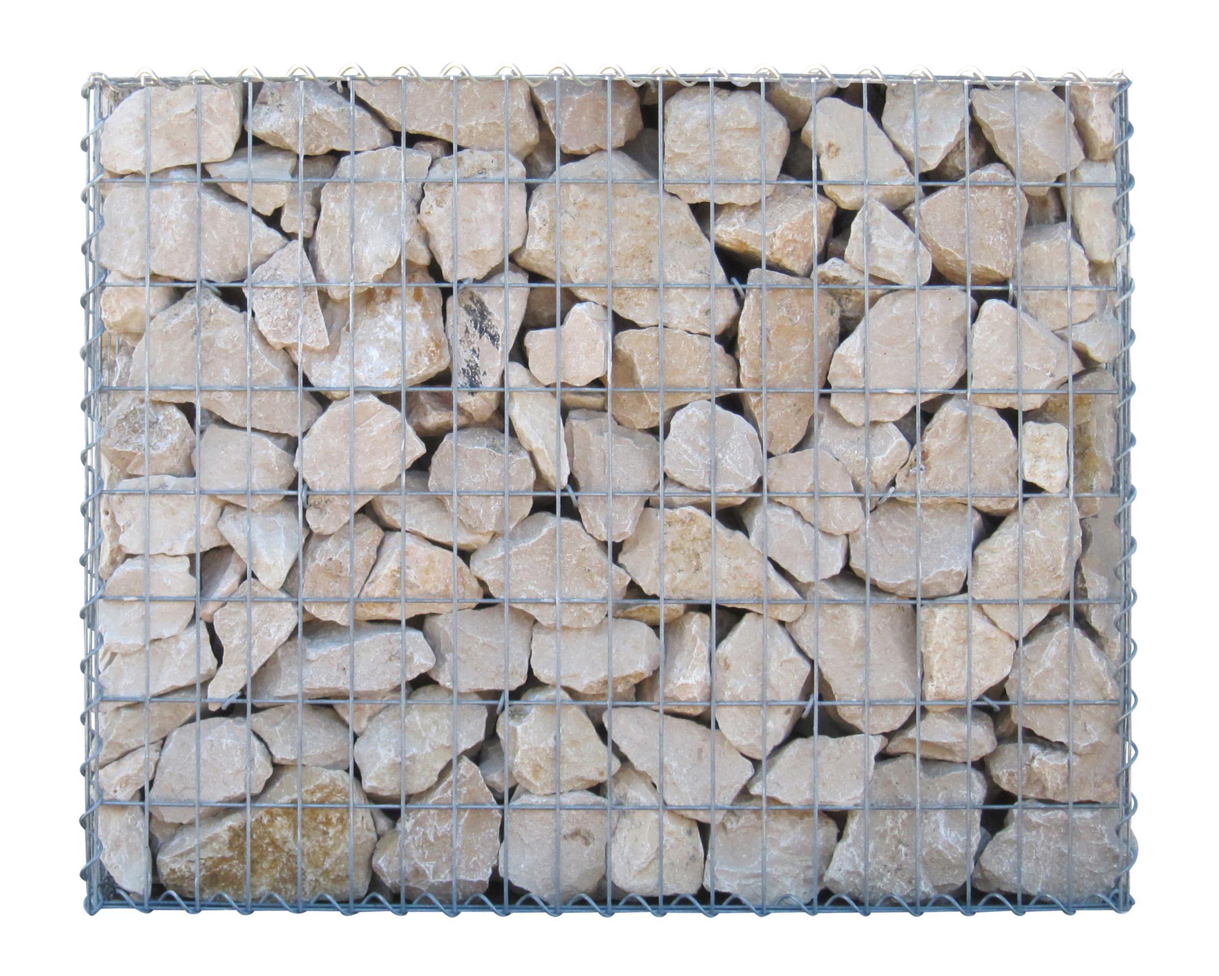 2er Set Gabionen 100 cm x 80 cm x 30 cm (L x H x T), Maschenweite 5 x 10 cm, Spirale