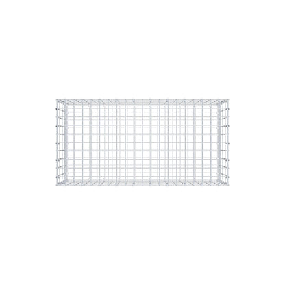 Gabion 100 cm x 40 cm x 50 cm (L x H x D), mesh size 5 cm x 10 cm, C-ring