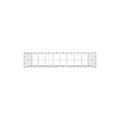 Gabione 100 cm x 90 cm x 20 cm (L x H x T), Maschenweite 10 x 10 cm, Spiralring