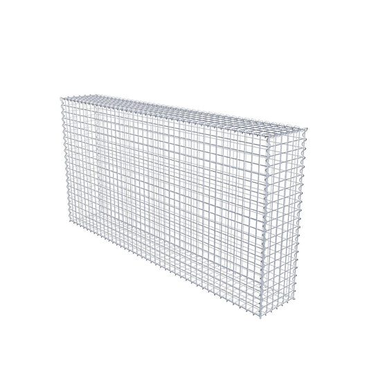 Gabione 200 cm x 100 cm x 30 cm (L x H x T), Maschenweite 5 cm x 5 cm, Spirale