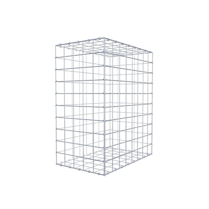 Gabion 100 cm x 80 cm x 50 cm (L x H x D), maskstorlek 10 cm x 10 cm, C-ring