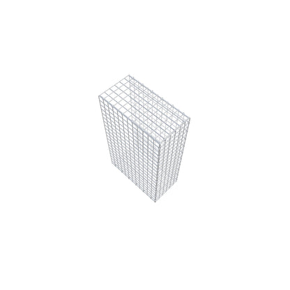 Gabbione fissabile tipo 2 100 cm x 60 cm x 30 cm (L x H x P), maglia 5 cm x 5 cm, anello a C