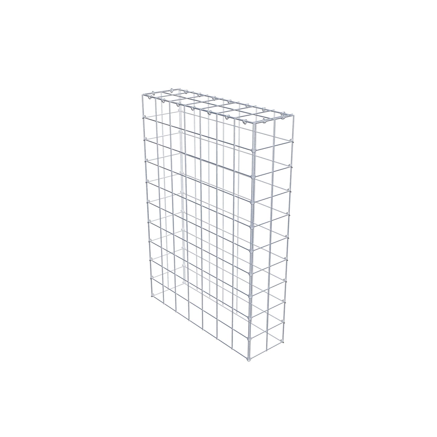 Anbaugabione Typ 3 100 cm x 70 cm x 20 cm (L x H x T), Maschenweite 10 cm x 10 cm, C-Ring