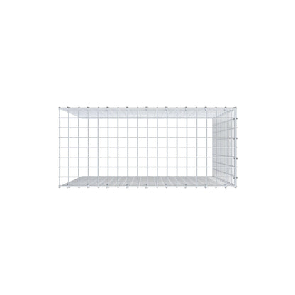 Gabbione aggiuntivo tipo 4 100 cm x 90 cm x 40 cm (L x H x P), maglia 5 cm x 5 cm, anello a C