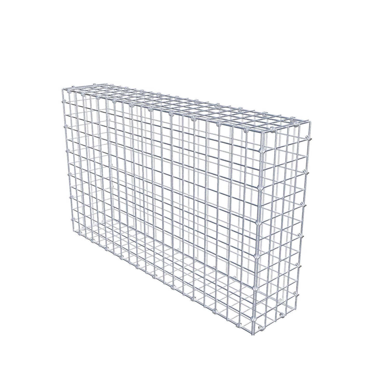 Schanskorf 100 cm x 60 cm x 20 cm (L x H x D), maaswijdte 5 x 5 cm, spiraalring