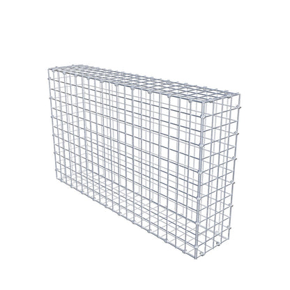 Schanskorf 100 cm x 60 cm x 20 cm (L x H x D), maaswijdte 5 x 5 cm, spiraalring