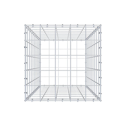 Gabião 100 cm x 50 cm x 50 cm (C x A x P), malhagem 10 cm x 10 cm, anel C