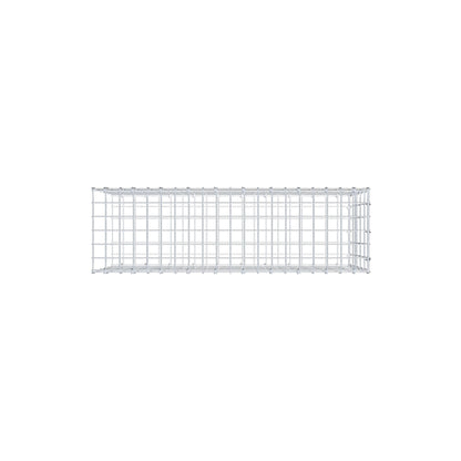 Anbaugabione Typ 2 100 cm x 50 cm x 30 cm, Maschenweite 5 cm x 10 cm, C-Ring