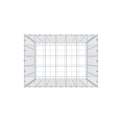 Gabião 100 cm x 70 cm x 50 cm (C x A x P), malhagem 10 cm x 10 cm, anel C