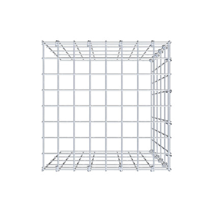 Gabião tipo 4 50 cm x 40 cm x 40 cm (C x A x P), malhagem 5 cm x 10 cm, anel C