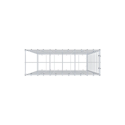 Anbaugabione Typ 2 100 cm x 60 cm x 20 cm (L x H x T), Maschenweite 10 cm x 10 cm, C-Ring