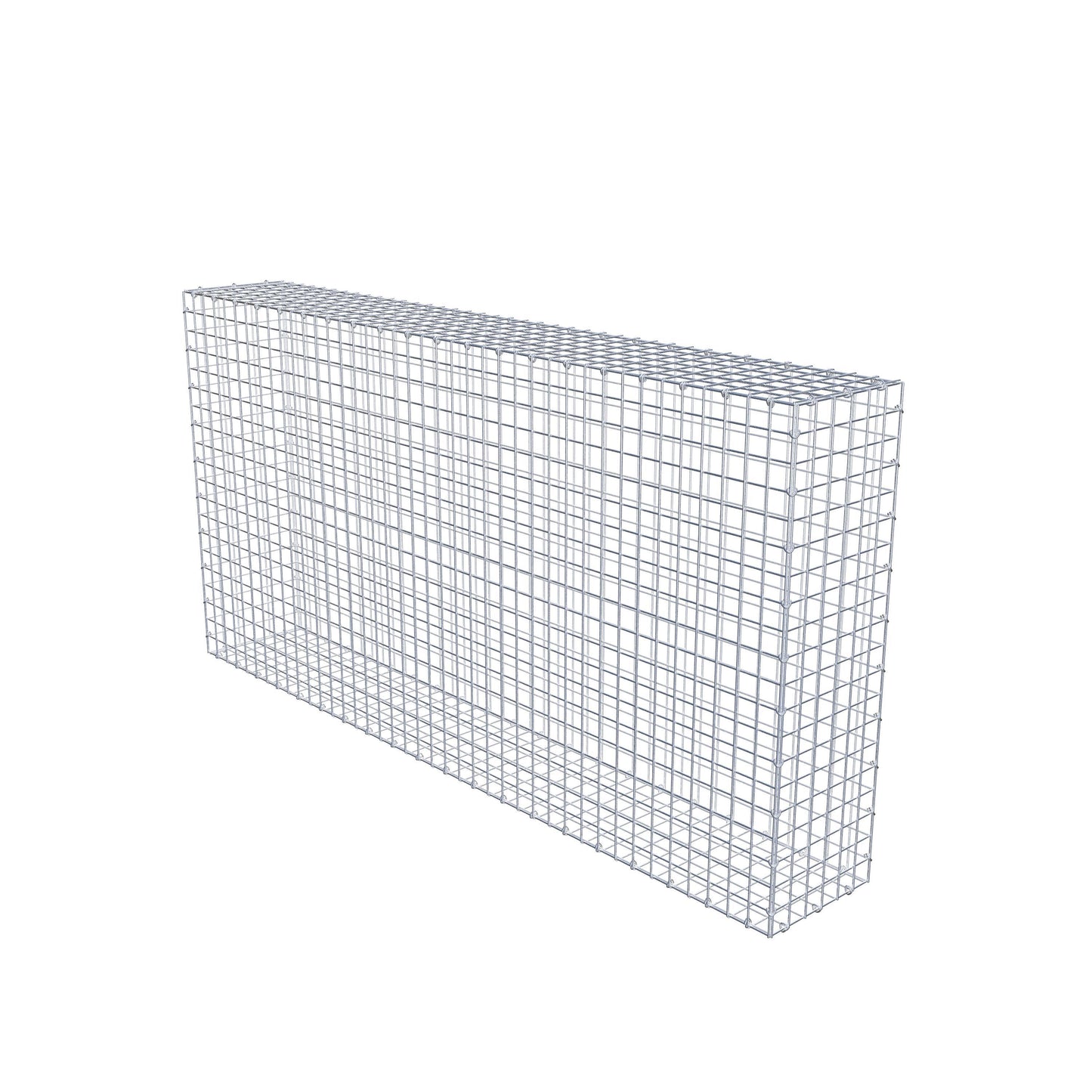 Gabião 200 cm x 100 cm x 30 cm (C x A x P), malhagem 5 cm x 5 cm, anel C