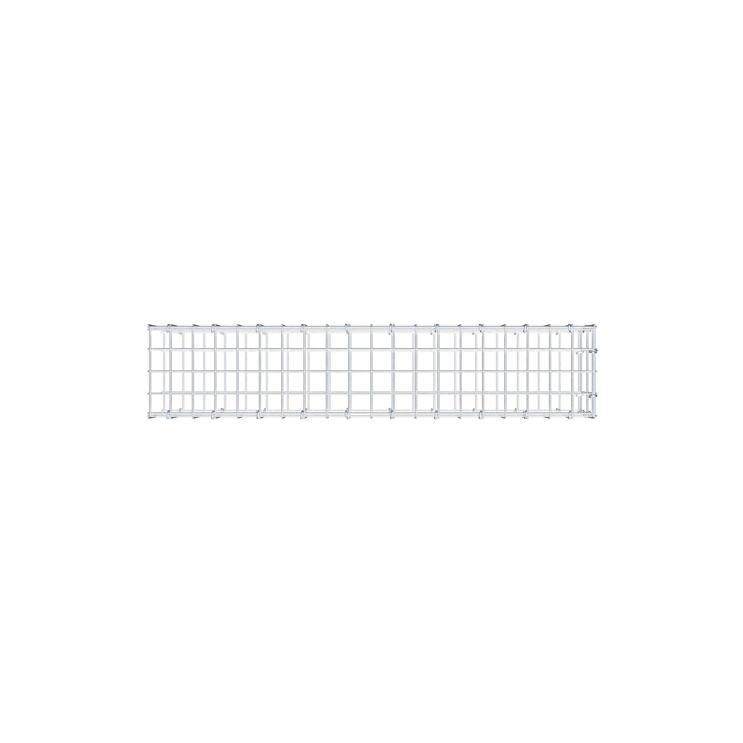 Gavión complementario tipo 2 100 cm x 20 cm x 20 cm, malla 5 cm x 10 cm, anillo en C