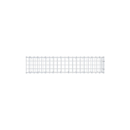 Gavión complementario tipo 2 100 cm x 20 cm x 20 cm, malla 5 cm x 10 cm, anillo en C