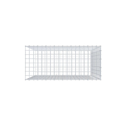 Gavión complementario de tipo 2 100 cm x 90 cm x 40 cm (largo x alto x fondo), malla 5 cm x 5 cm, anillo en C