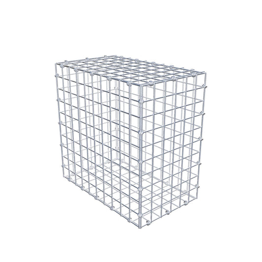Gabião 50 cm x 50 cm x 30 cm (C x A x P), malhagem 5 x 5 cm, anel espiral