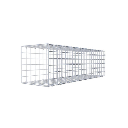 Mounted gabion type 2 100 cm x 30 cm x 30 cm (L x H x D), mesh size 5 cm x 5 cm, C-ring