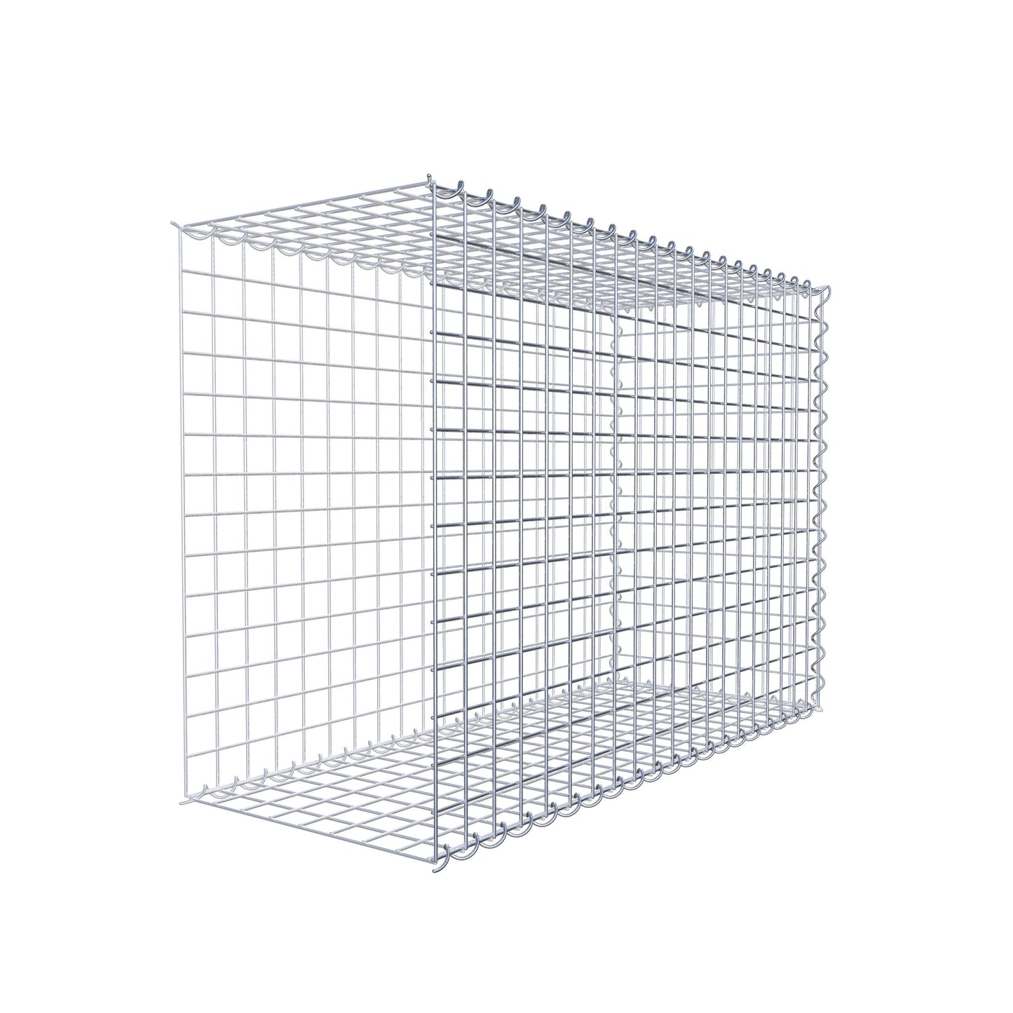 Gavión complementario tipo 2 100 cm x 70 cm x 40 cm (L x A x P), malla 5 cm x 5 cm, espiral