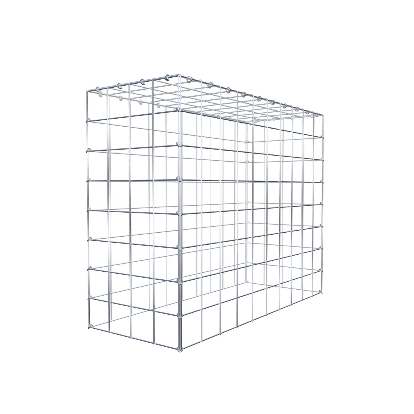 Gavión complementario de tipo 3 100 cm x 80 cm x 40 cm (L x A x P), malla 10 cm x 10 cm, anillo en C