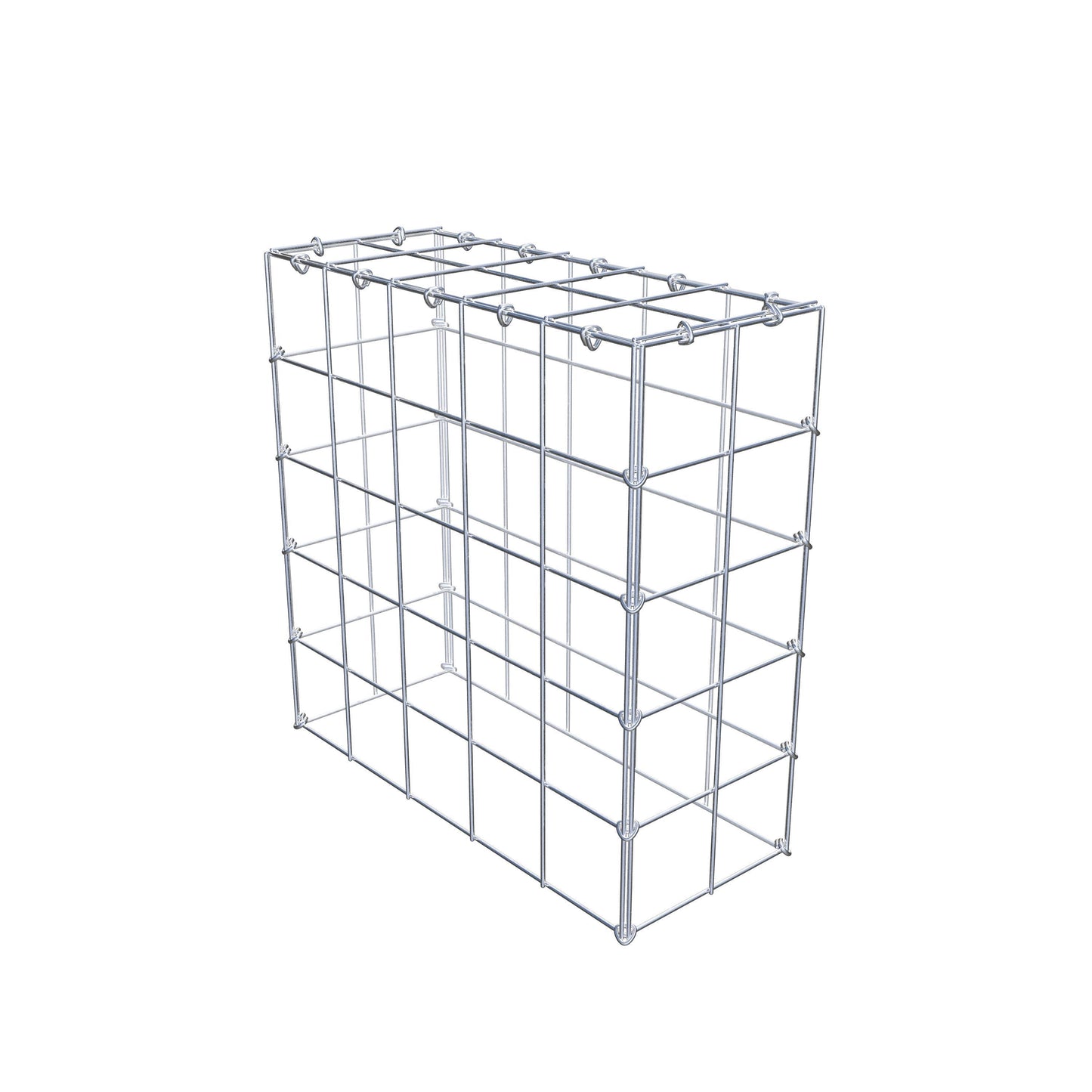 Pila adicional tipo 3 50 cm x 50 cm x 20 cm (L x A x P), malla 10 cm x 10 cm, anillo en C