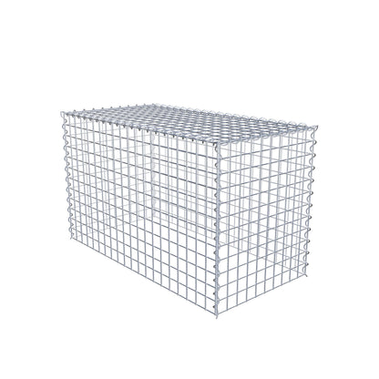 Gabião Tipo 3 100 cm x 60 cm x 50 cm (C x A x P), malhagem 5 cm x 5 cm, espiral