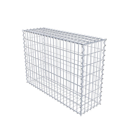 Gabião 100 cm x 70 cm x 30 cm (C x A x P), malhagem 5 cm x 10 cm, espiral