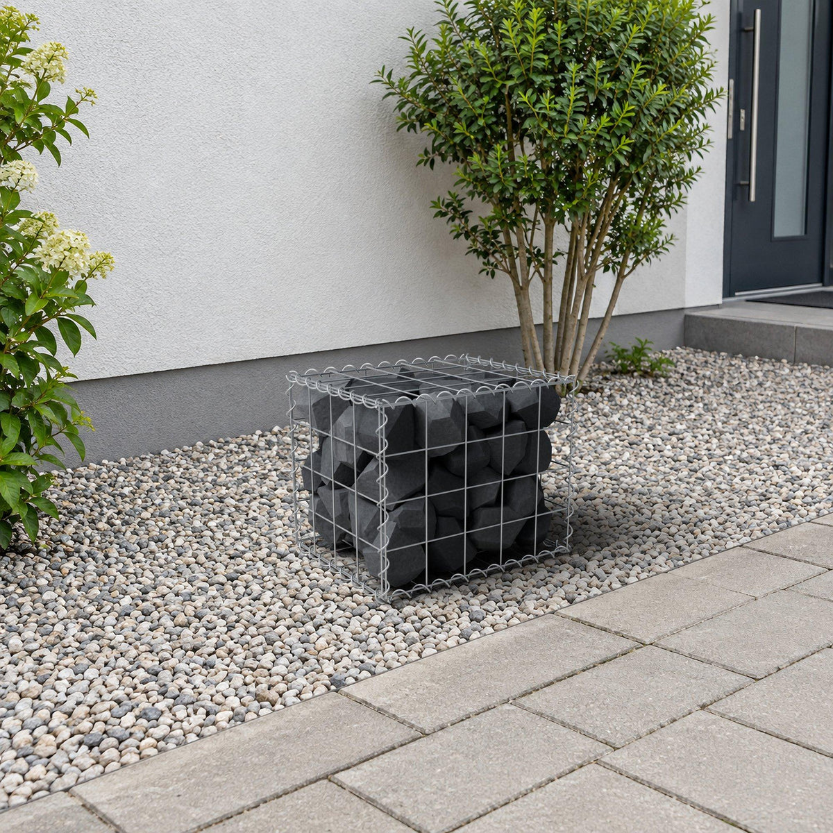 Gabion 50 cm x 40 cm x 40 cm (L x H x D), mesh size 10 cm x 10 cm, spiral