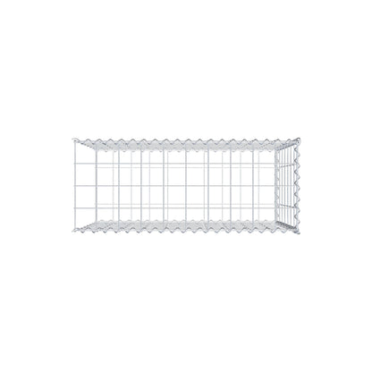 Grown-on gabion type 2 100 cm x 70 cm x 40 cm (L x H x D), mesh size 10 cm x 10 cm, spiral