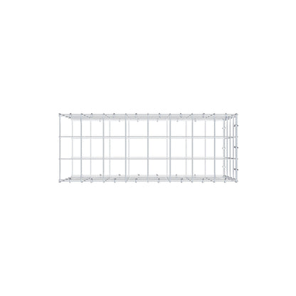 Pila adicional tipo 2 80 cm x 40 cm x 30 cm (L x A x P), malla 10 cm x 10 cm, anillo en C